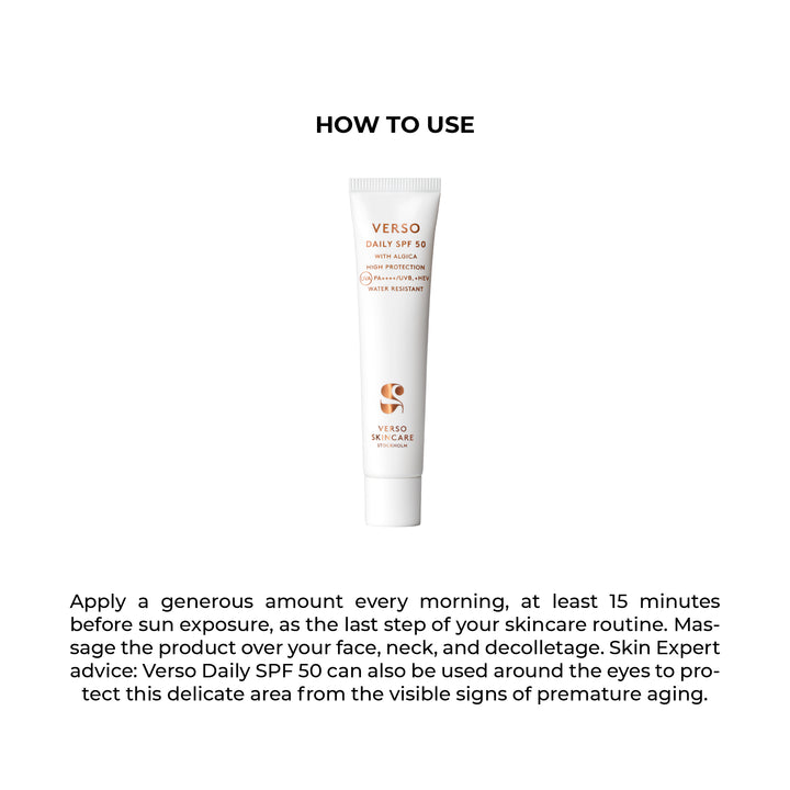 Verso Daily Spf 50 Cream 40ml