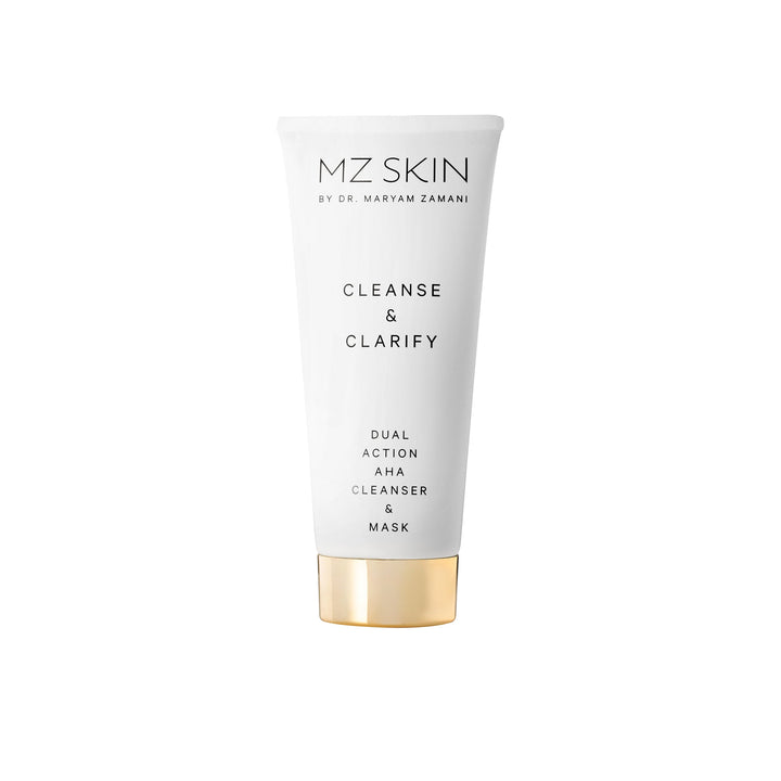 MZ SKIN CLEANSE & CLARIFY DUAL ACTION AHA Cleanser & Mask