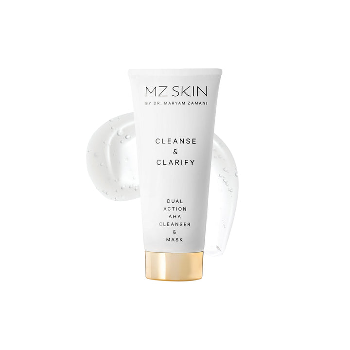 MZ SKIN CLEANSE & CLARIFY DUAL ACTION AHA Cleanser & Mask
