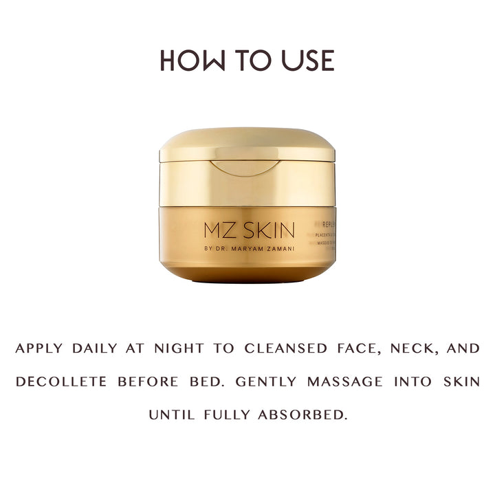 MZ SKIN Replenish & Restore Placenta & Stem Cell Night Recovery Mask