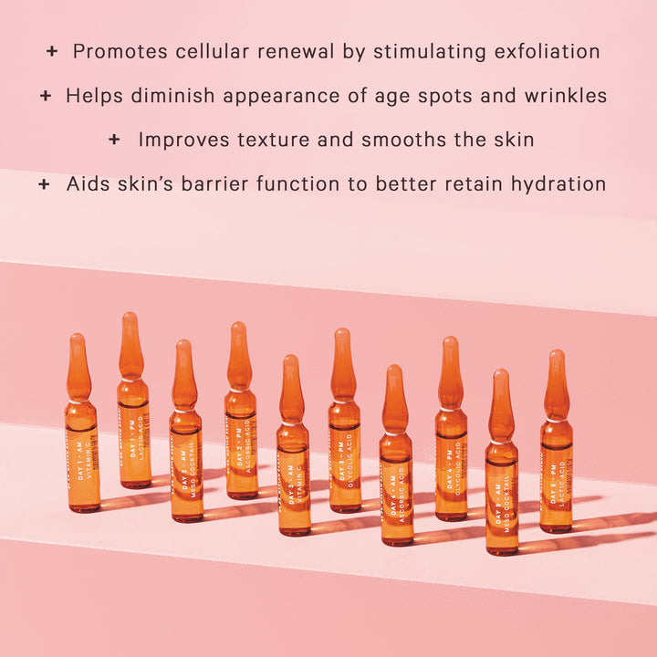 MZ SKIN Glow Boost Ampoules 5 Day Ragiance Regime