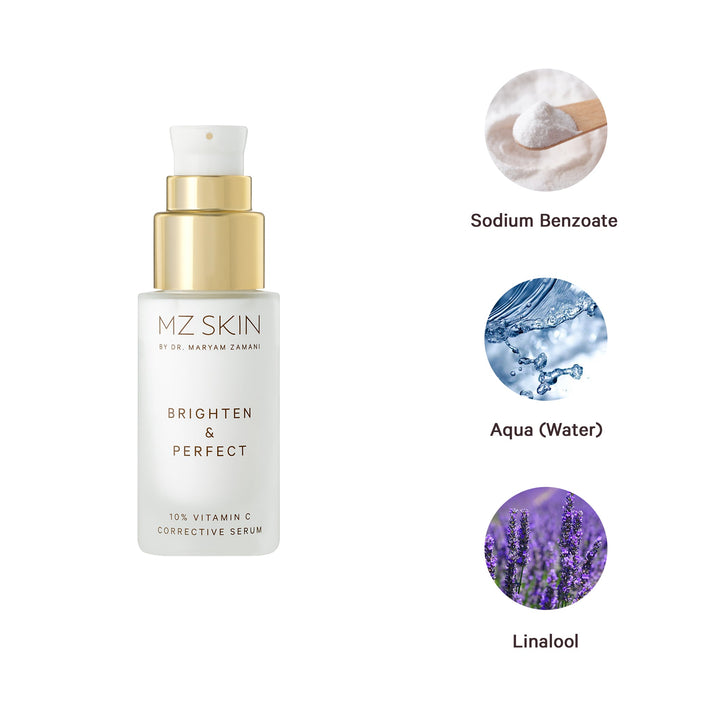 MZ SKIN  Brighten & Perfect 10% Vitamin C Corrective Serum
