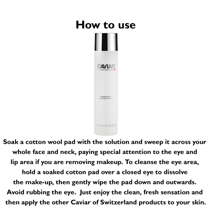 Caviar Of Switzerland Micellar Water All-in-one Cleanser