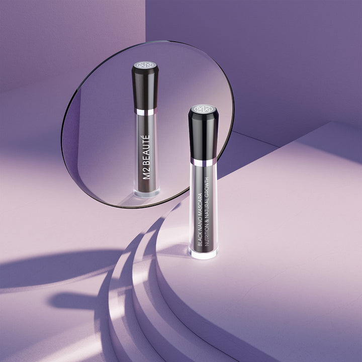 M2 BEAUTÉ Black Nano Mascara Nutrition & Natural Growth