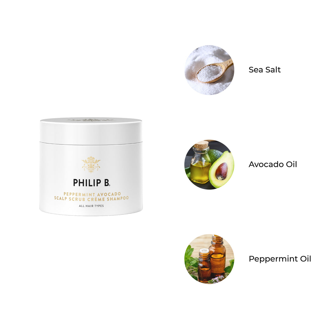 Philip B Peppermint Avocado Scalp Scrub