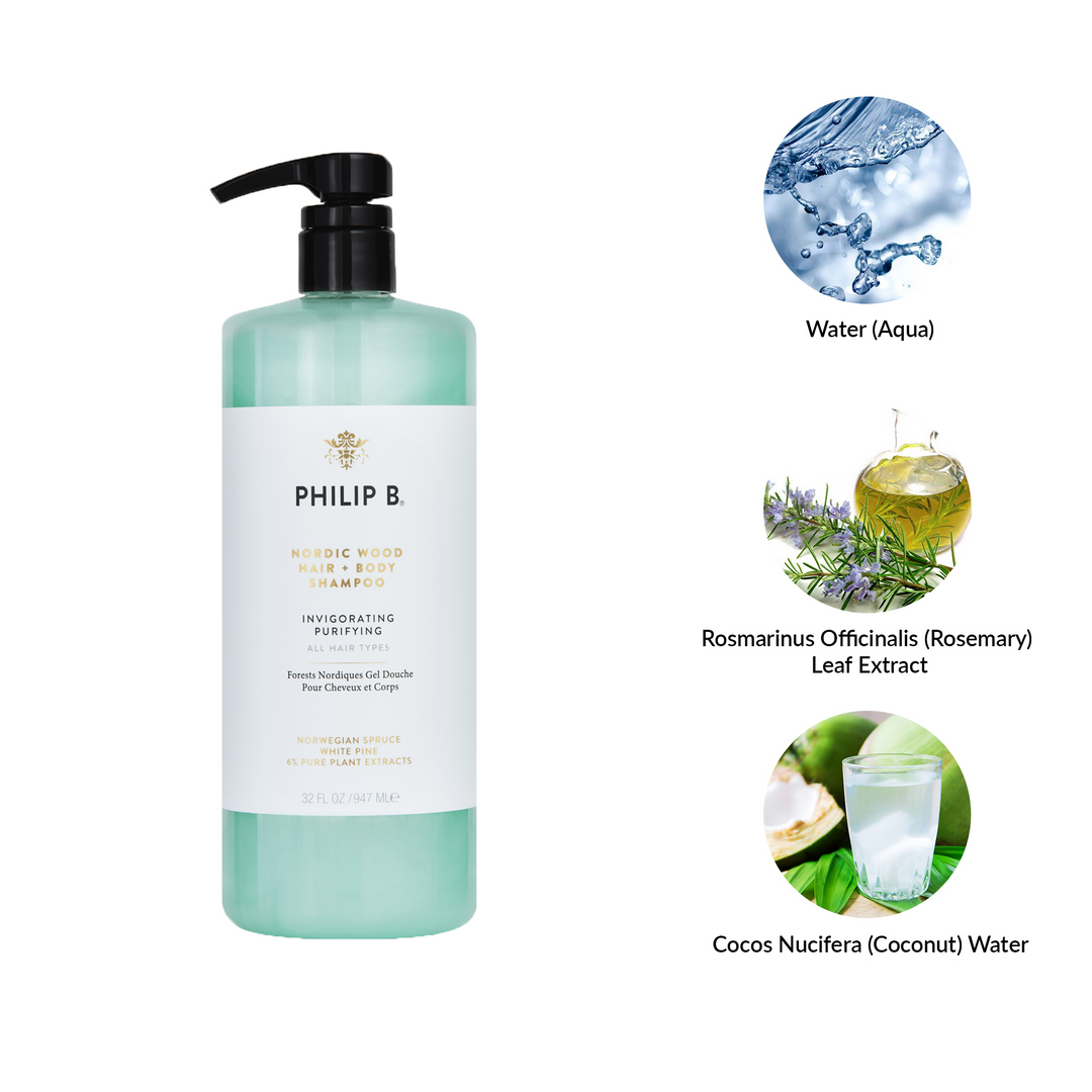 PHILIP B Nordic Wood Hair + Body Shampoo