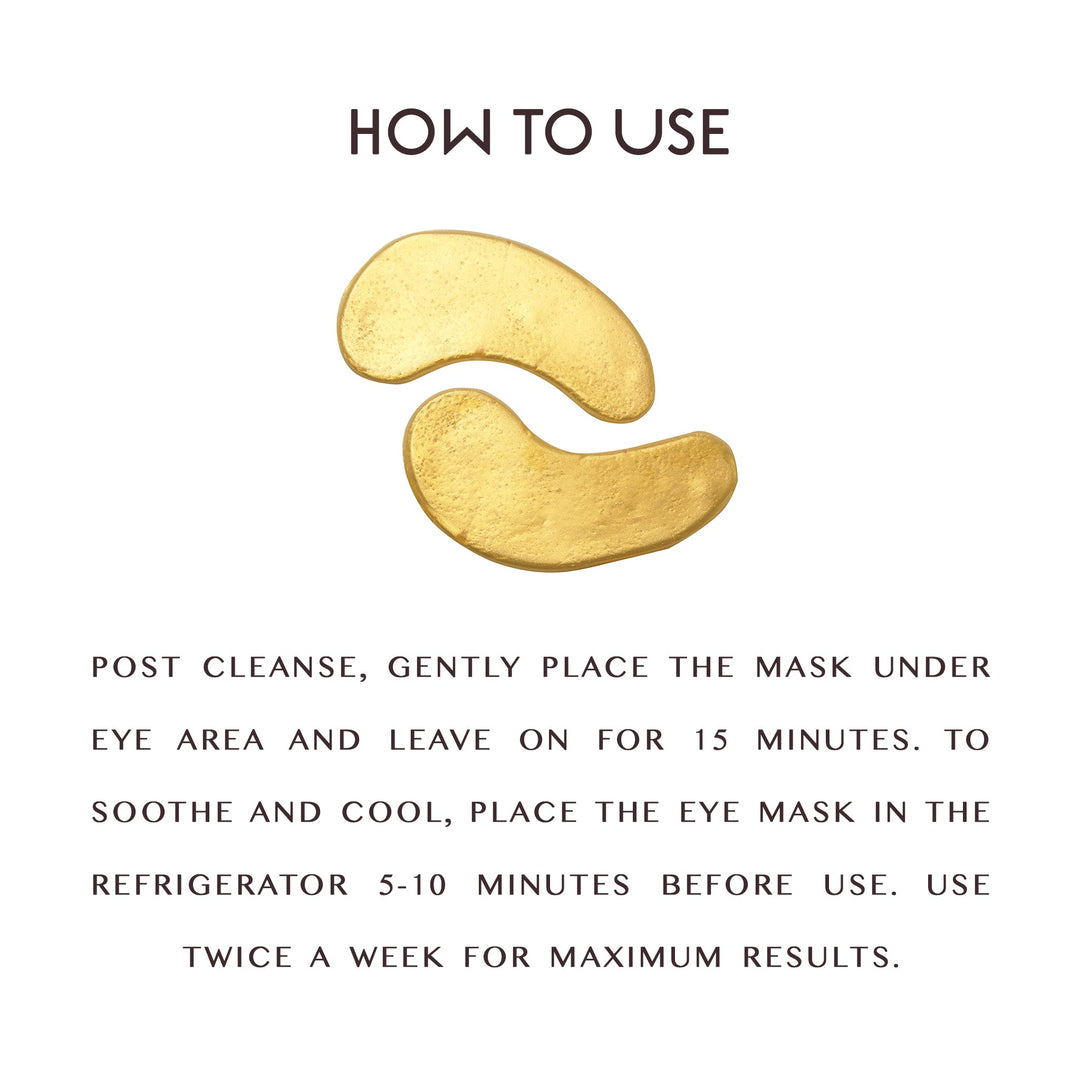 MZ SKIN Hydra-Bright Gold Eye Mask